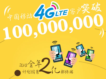 中移動4G用戶破億，70萬釘子戶無法升4G