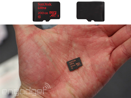 128G不夠？閃迪推200G microSD卡