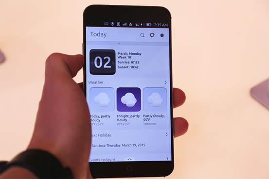 超流暢！Ubuntu版魅族MX4亮相MWC