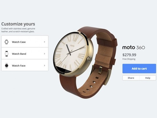 價格良心，Moto 360頂級版也就1800元