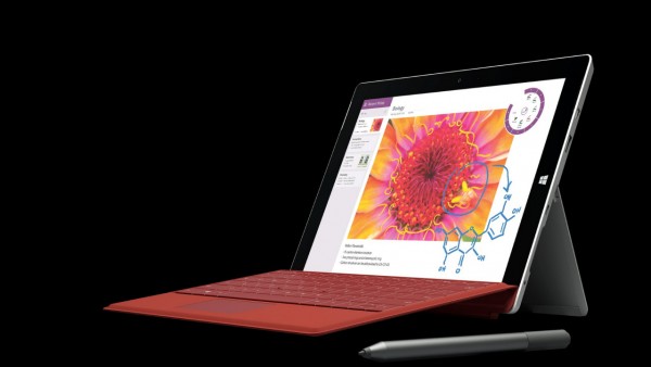 微軟發(fā)布Surface 3 價(jià)格499美元五月開售
