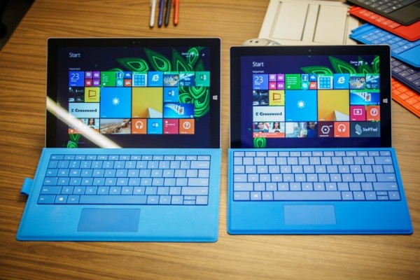 微軟發(fā)布Surface 3 價(jià)格499美元五月開售