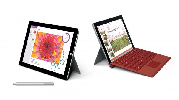 微軟發(fā)布Surface 3 價(jià)格499美元五月開售