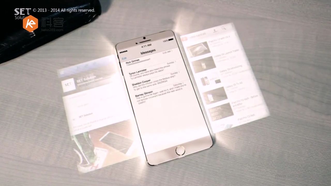 視頻 | 全息投影可換電池，這才是iPhone7？！