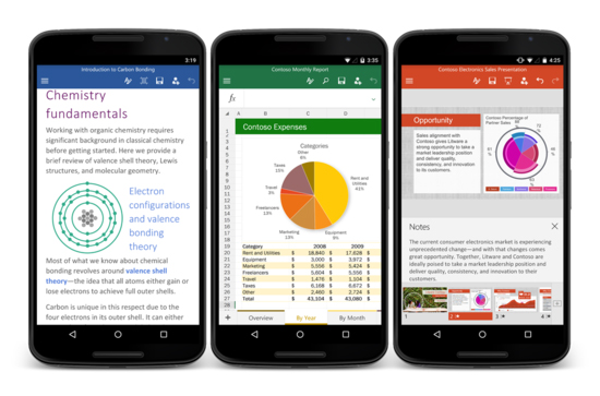 Android版Office來襲，微軟可沒忘記你們