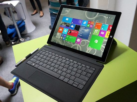 Surface Pro 3新增i7基本款，內(nèi)置存儲128G