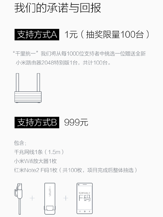 小米路由器2TB版開啟眾籌：999元！