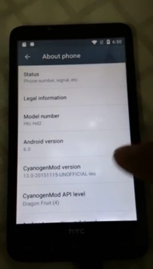 重生？HTC HD2攜Android Marshmallo亮相