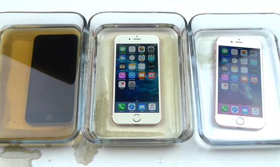 視頻：iPhone 6s親密接觸苦茶、糖水和酸醋