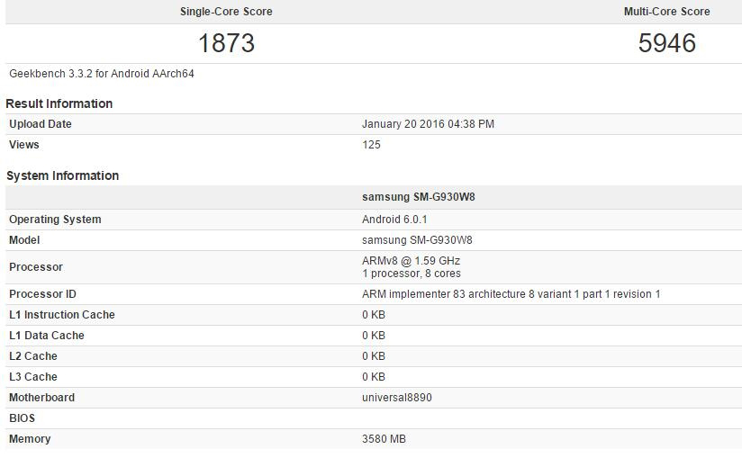 Exynos 8890跑分首秀：竟不如高通820和麒麟950！