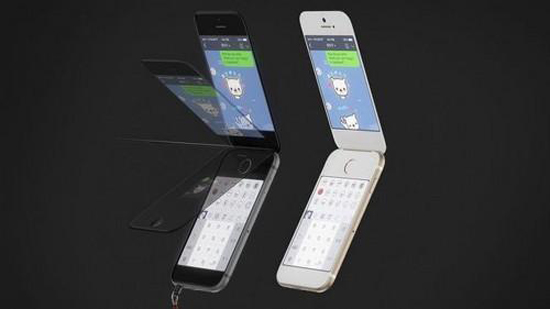 腦動(dòng)大開！這里有款雙屏幕翻蓋iPhone