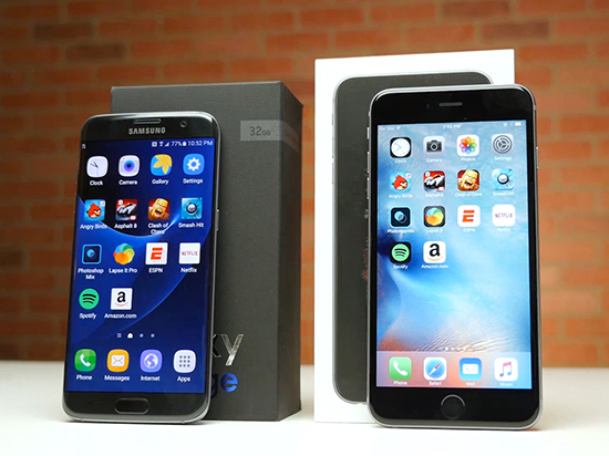 視頻：測速相差40秒？iPhone 6s Plus對(duì)比三星S7 edge