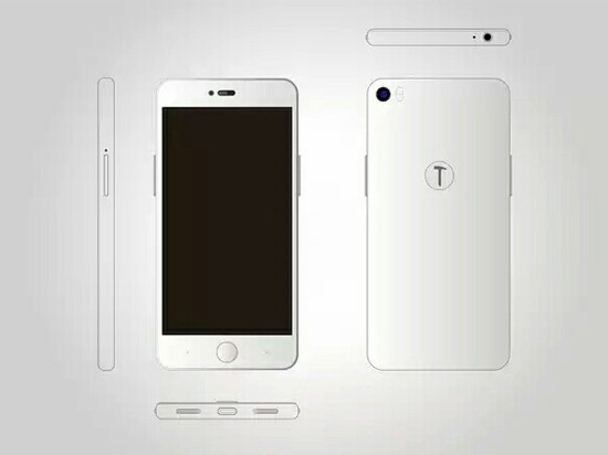 錘子T3概念圖曝光 老羅這次又向iPhone致敬？