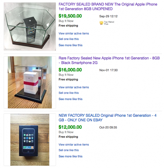 考驗(yàn)果粉的時(shí)候到了：初代iPhone炒到13萬 你買不？
