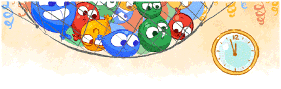 新年快樂！Google Doodle又有什么新玩法呢？