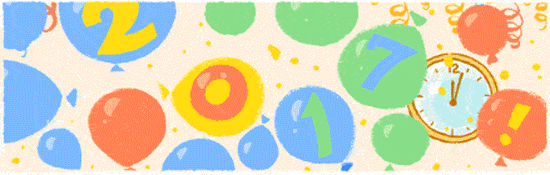 新年快樂！Google Doodle又有什么新玩法呢？
