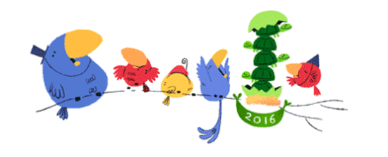 新年快樂！Google Doodle又有什么新玩法呢？