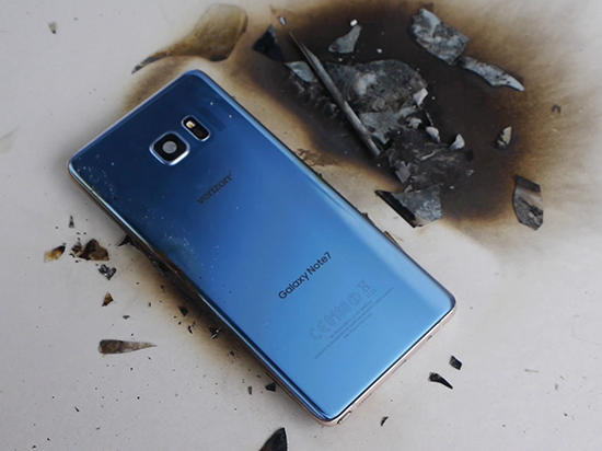 三星Note 7還有戲？屏幕燒毀了但電池還沒爆
