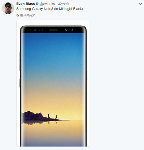 從未失手過！爆料大神提前“發(fā)布”三星Galaxy Note8