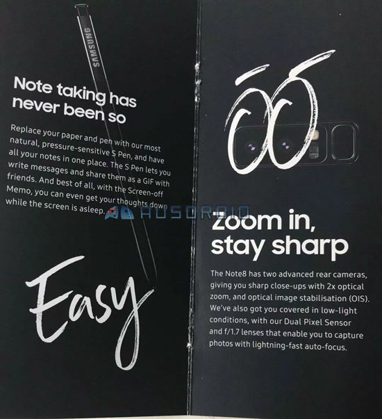 Galaxy Note8意外“發(fā)布”：三星泄密起來連自己都怕！