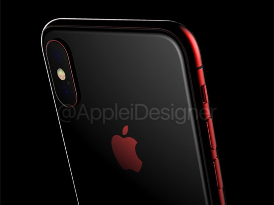 iPhone X新配色渲染圖曝光：紅黑撞色設(shè)計(jì)，有點(diǎn)騷氣
