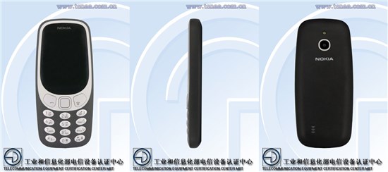竟然搭載YunOS？諾基亞3310 4G版現(xiàn)身工信部