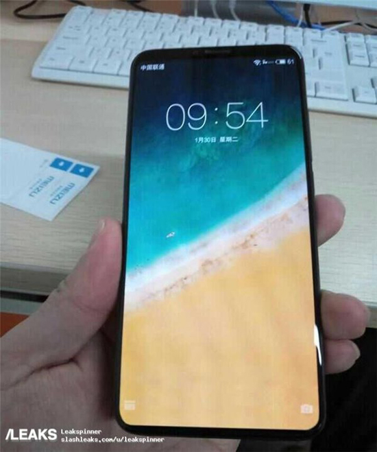 魅族15 Plus諜照再曝光：黃章親造夢想機(jī)，看起來很全面屏