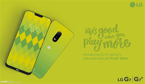 韓系驍龍845旗艦！LG G7宣傳海報(bào)曝光：齊劉海，屏占比逆天