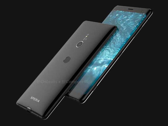 索尼Xperia XZ3渲染圖曝光：曲面屏搶眼 然而雙攝還不會標(biāo)配？