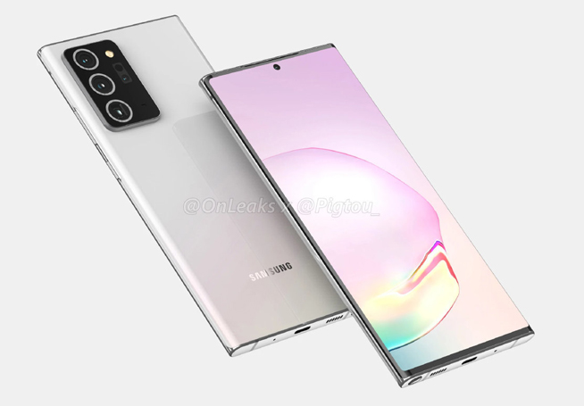 三星Note20 Ultra渲染圖意外曝光：對勁了！新配色很贊