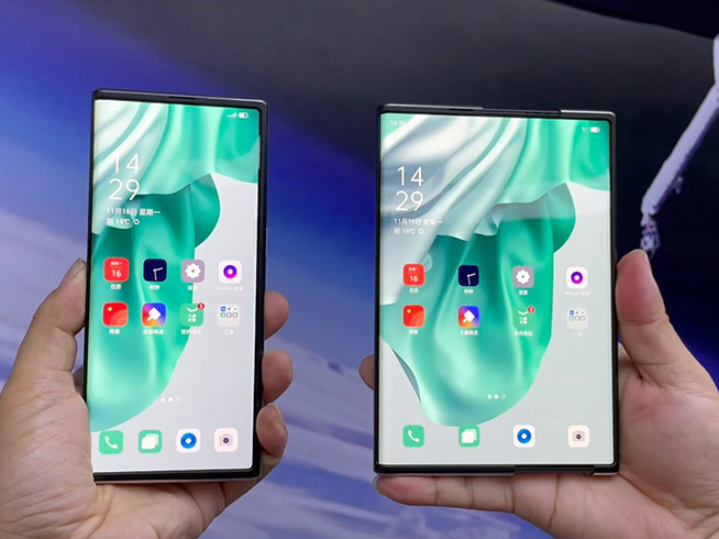卷軸屏優(yōu)于折疊屏？OPPO X 2021概念機(jī)探秘：使用壽命10萬+
