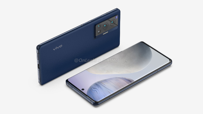 vivo X70 Pro最新渲染圖曝光：標(biāo)配頂級(jí)屏幕！云階四攝蔡司全鍍膜