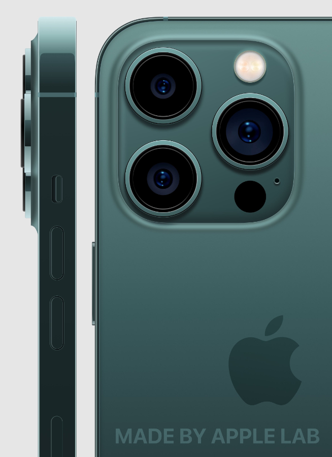 蘋(píng)果iPhone 14 Pro渲染圖來(lái)了：告別劉海屏！后置大換血有希望？